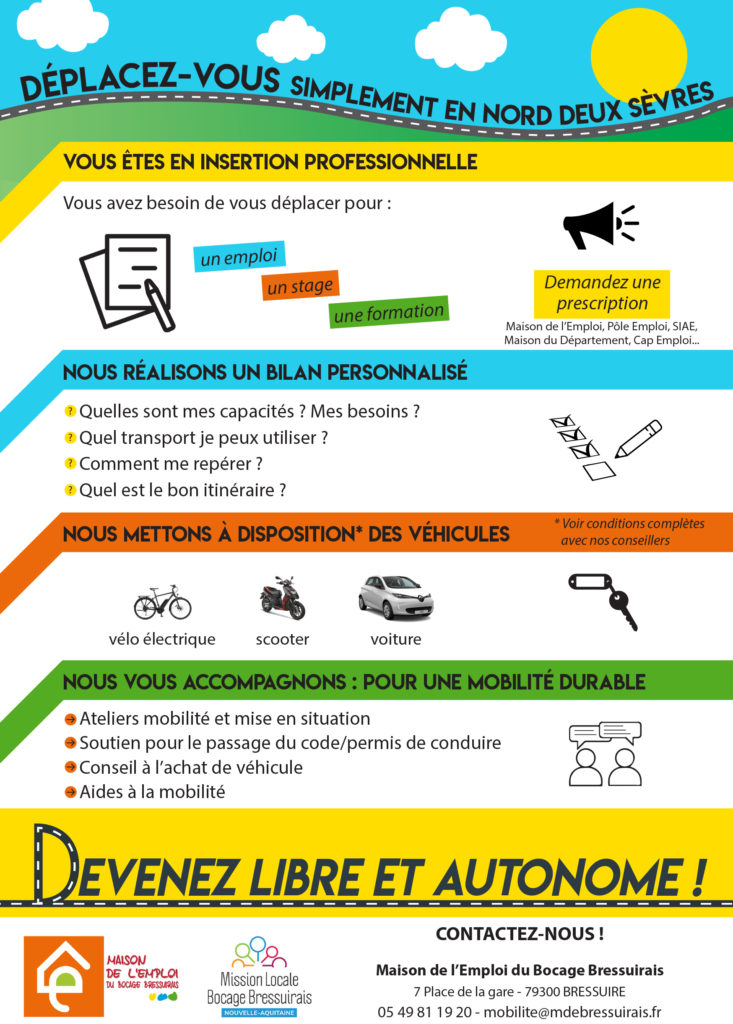 flyer location véhicules mission locale bressuire