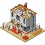 illustration sur les métiers du BTP-gros œuvre