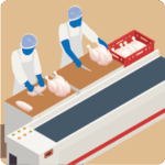 illustration des métiers de l'industrie agro-alimentaire IAA