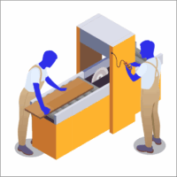 illustration de métiers de la menuiserie