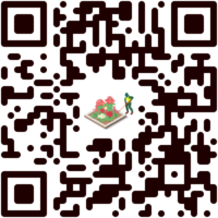 qr code avec au centre une personne entretenant un massif. le qr code permet de télécharger des mots en images à importer dans l'application Mobilex